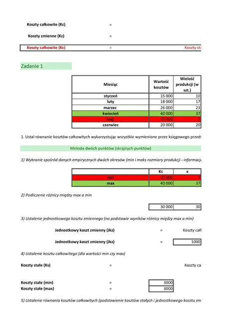 Odpowiedzi na zadania domowe