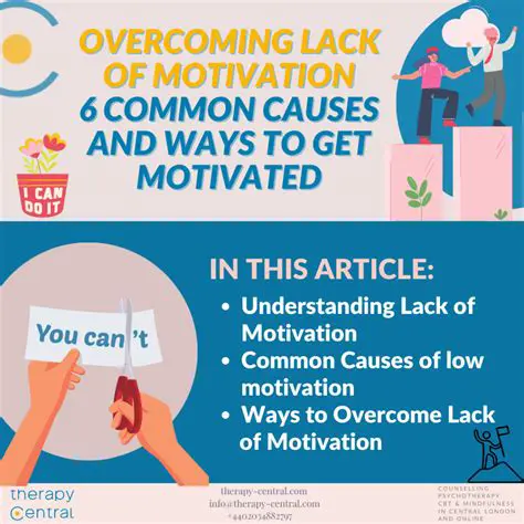 Overcoming Lack of Motivation