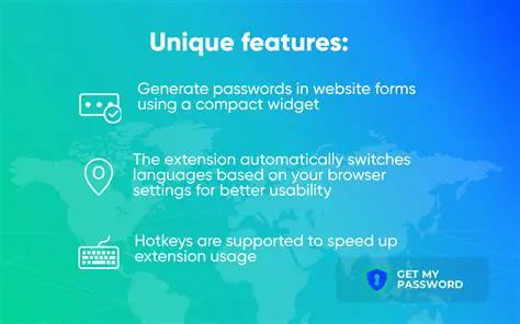 Password Generation and Customization