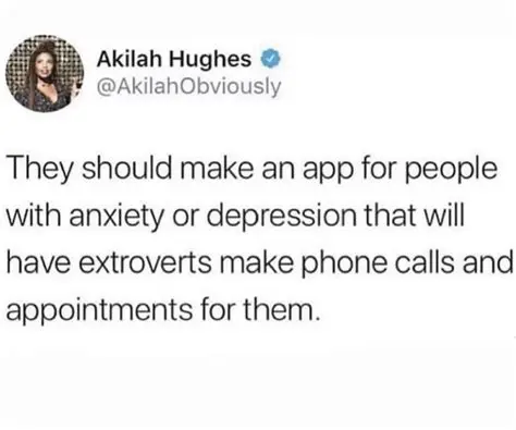 People with anxiety or depression