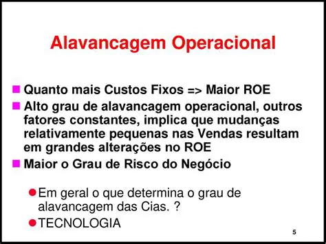 Perguntas e Respostas sobre Alavancagem Operacional