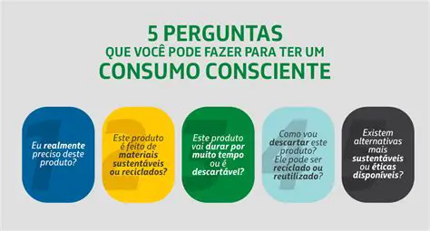 Perguntas e Respostas sobre o Consumo Excessivo e a Sustentabilidade