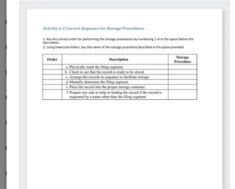Physically Mark the Filing Segment