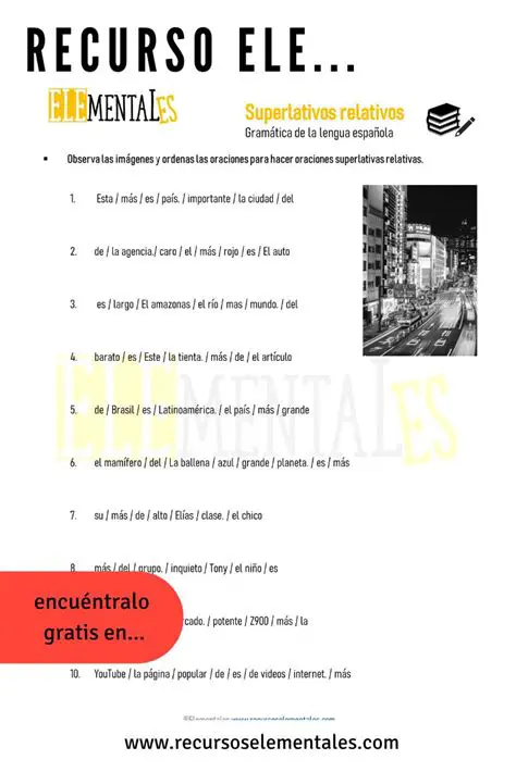 Preguntas y respuestas sobre el superlativo