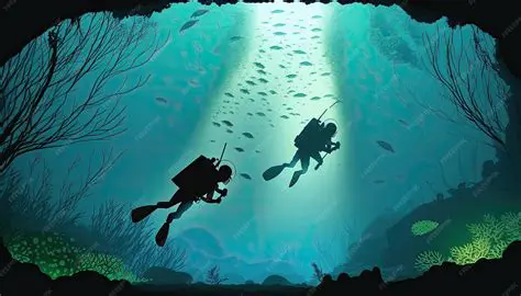 Preguntas y respuestas sobre la distancia entre dos buzos en el fondo marino