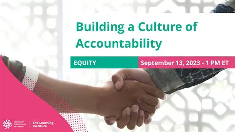 Promoting a culture of accountability