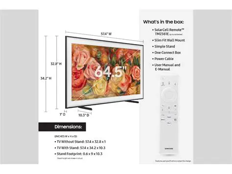 Unveiling the QN65LS03DAFXZA Specs: A Deep Dive into Samsung's 65-Inch The Frame TV