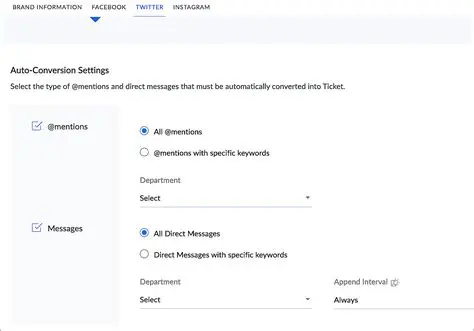 Set the conversion settings