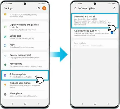 Shows actual firmware version