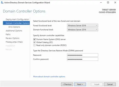 Single Domain Controller Setup