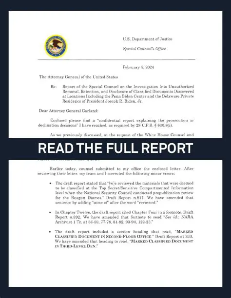 Unpacking the Special Counsel Report: Insights and Reactions from Reddit