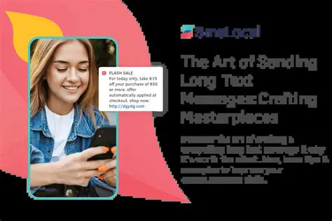 Splitting long text messages