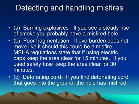 Steps in Handling a Suspected Misfire