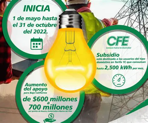 Subsidio CFE: Clave para la Economía Familiar y el Acceso a la Energía en México