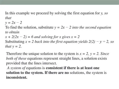Substituting into the First Equation