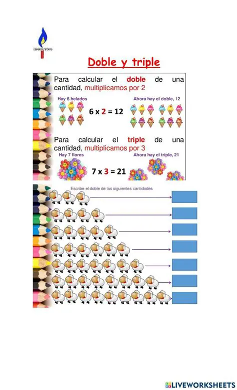 Sumar el doble y el triple