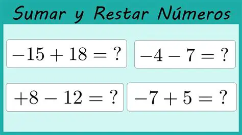 Sumar o restar el mismo valor a ambos lados