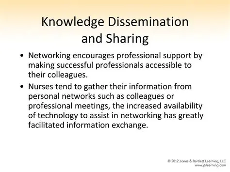Support knowledge dissemination