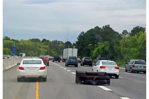 Swerving to avoid an obstacle