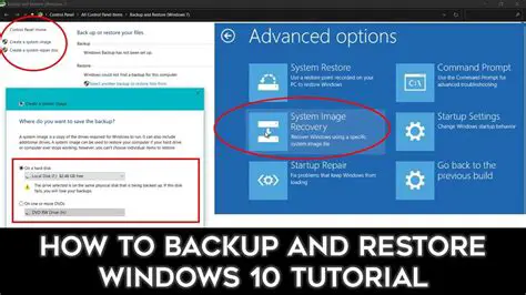 System Backup and Restoration