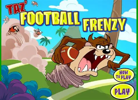 Taz Football Frenzy Gameplay Features