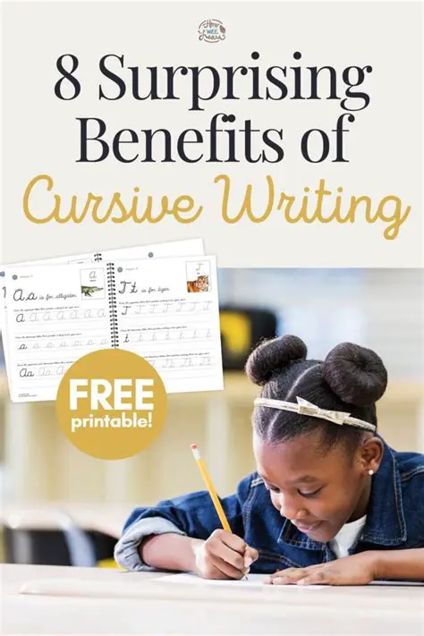 The Benefits of Cursive Writing