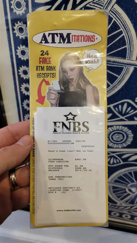 The Benefits of Preserving ATM Receipts