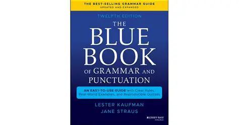 The Blue Book of Grammar and Punctuation