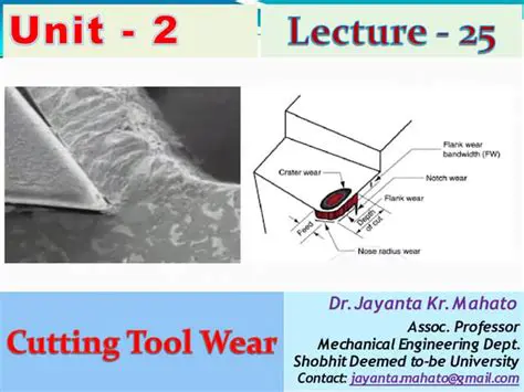 The Causes and Processes of the Cutting Tool Wear