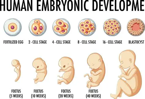 The embryo develops in a specific location within the female reproductive system