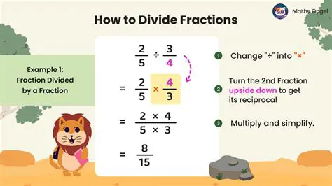 The Formula for Dividing by a Fraction