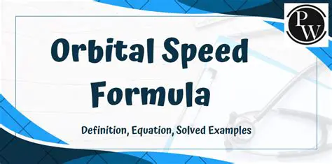 The Formula for Orbital Speed