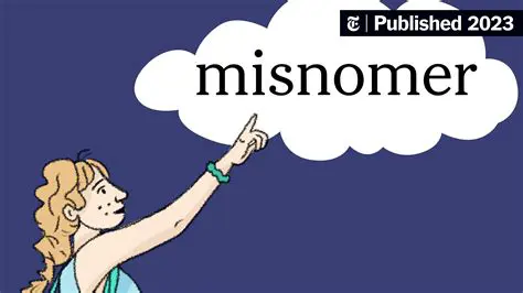 The History of the Misnomer