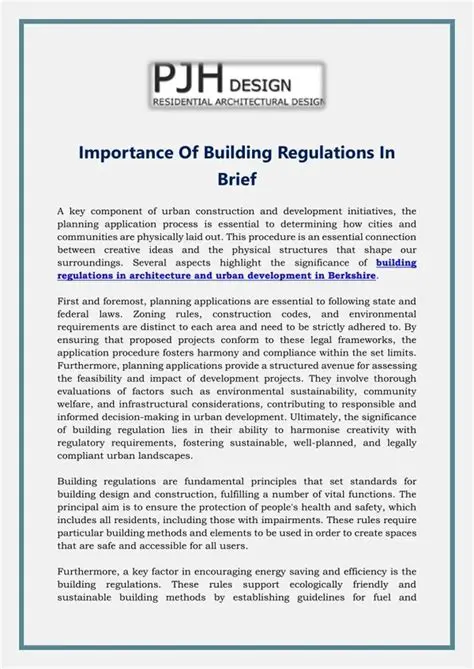 The Importance of Building Structure Regulations