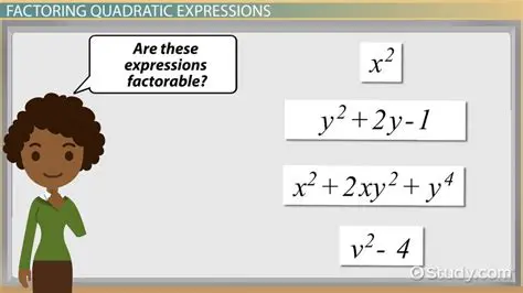 The Importance of Factoring Quadratic Expressions
