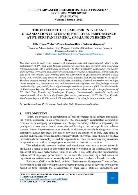 The Importance of P3A Organization in Simalungun Regency