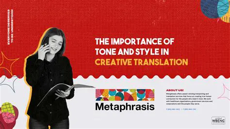 The Importance of Tone and Style