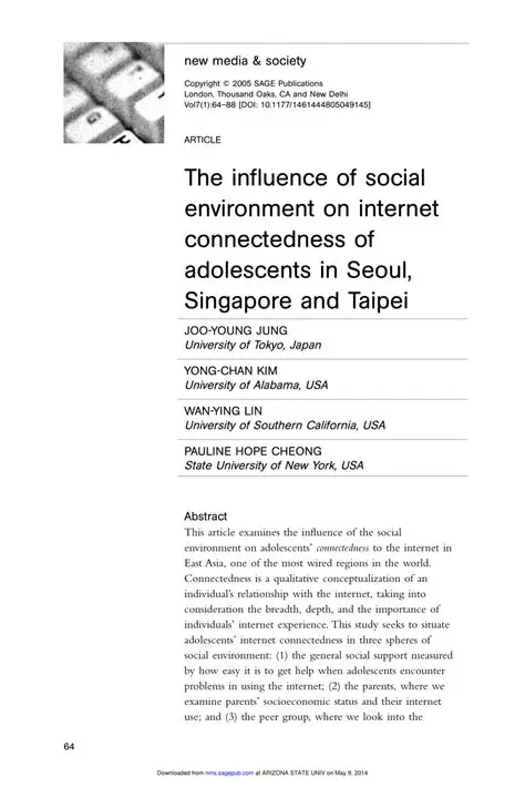 The Influence of Social Environment