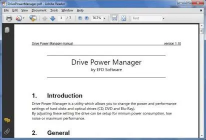 The Need for Drive Power Manager