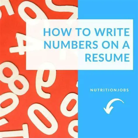 The Rules of Writing Out Numbers