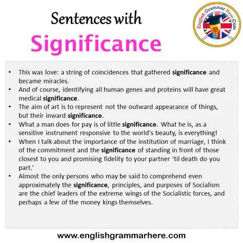 The Significance of the Opening Sentence