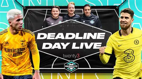 Transfer Deadline Day Live Stream: Never Miss a Signing!