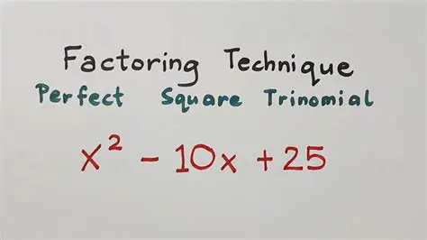 Trinomial Factoring Method