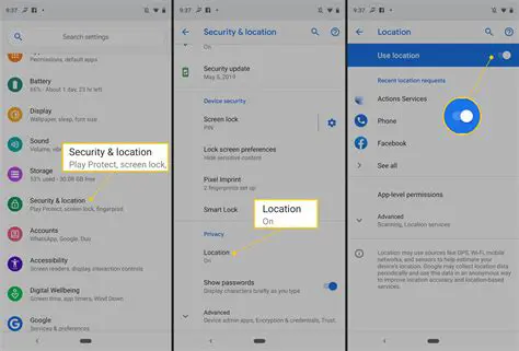 Turn off location services