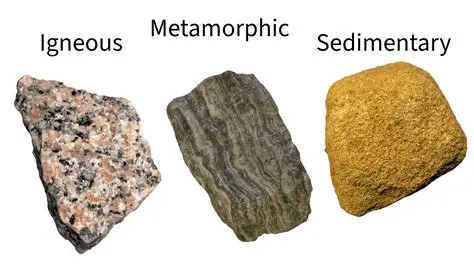 Types of Rocks and Their Densities