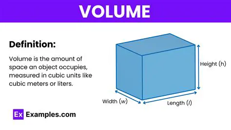 Types of Volume Measurements