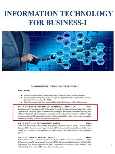 Understanding Information Technology