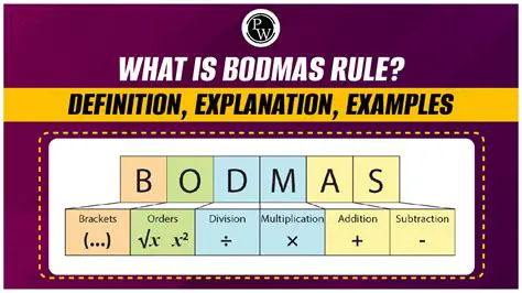 Understanding the BODMAS Rule