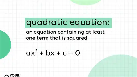 Understanding the Components of a Quadratic Equation