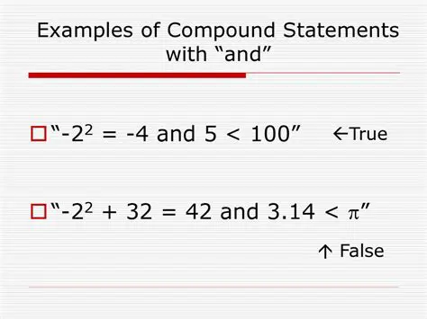 Understanding the Compound Statement